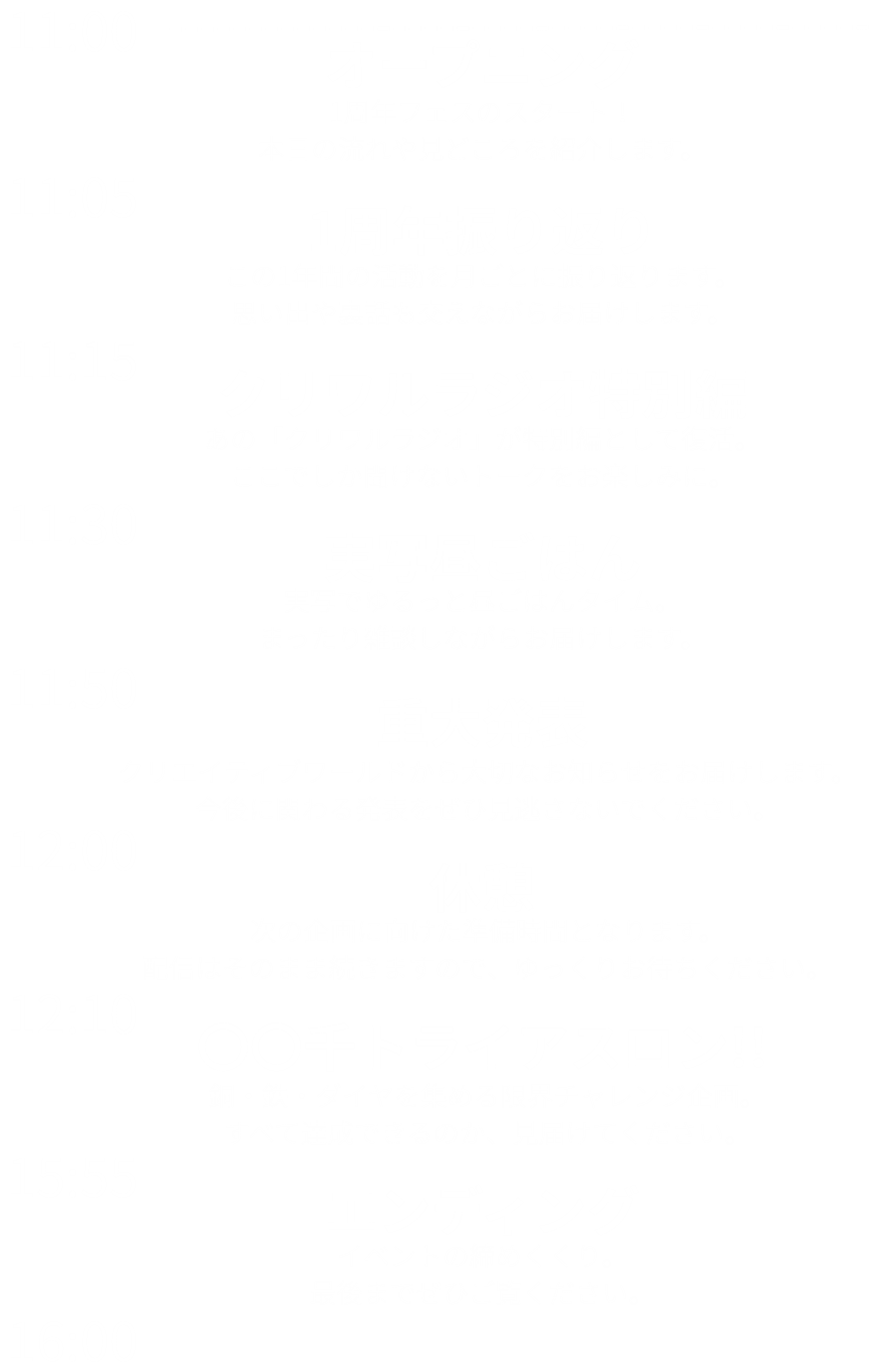 タイムテーブル